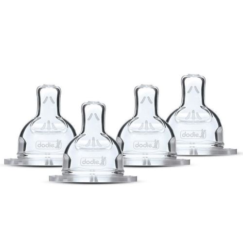 Lot De 4 Tétines Plates Dodie Sensation - Débit 4