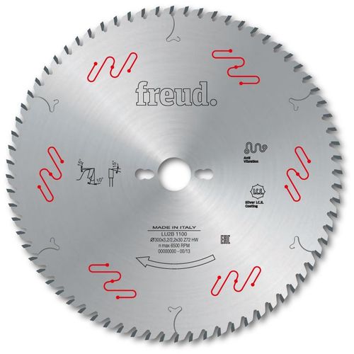 Lame pour panneaux en bois/contreplaqués FREUD - Ø250 3,2/2,2 AL30 Z48 BA - F03FS04877 -LU2B 0500