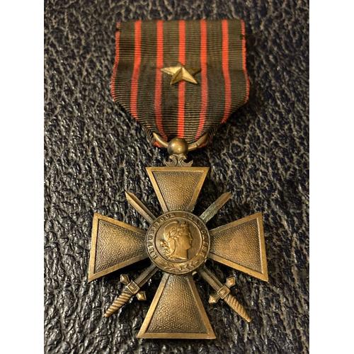 Croix De Guerre 1915 Avec Citation / Armée Française 