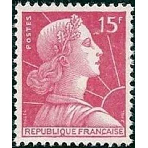 Timbre France 1955 Oblitéré - Marianne De Muller - 15f Yt1011