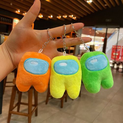 2pcs Peluche Poupée Espace Loup-Garou Tuer Pendentif Jeu Ornements Environnants Cartable Porte-Clés