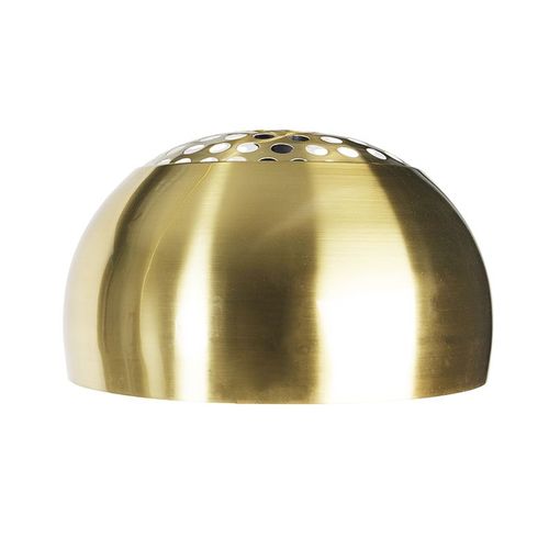 Qazqa Lampe À Arc Xxl Abat-Jour Laiton ,