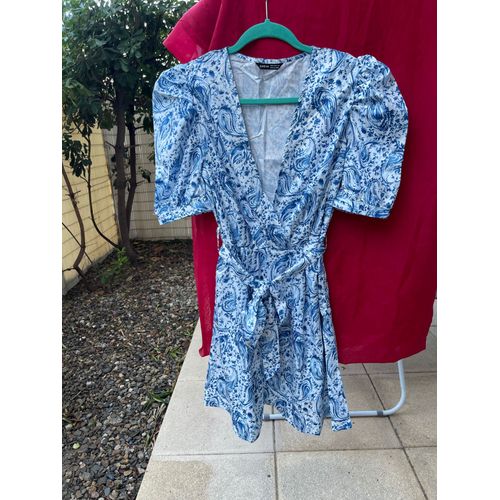 Robe D'été Légère Avec Manches Courtes, Taille M.