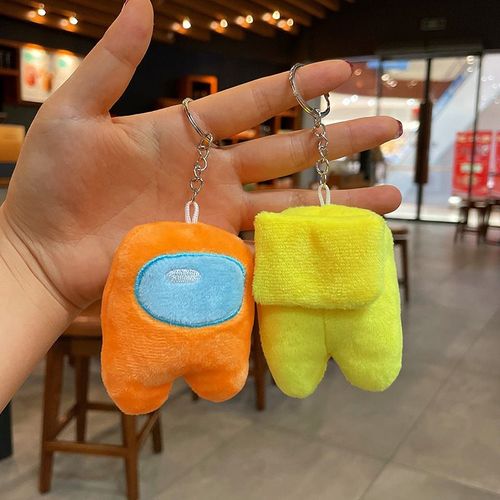 2pcs Peluche Poupée Espace Loup-Garou Tuer Pendentif Jeu Ornements Environnants Cartable Porte-Clés