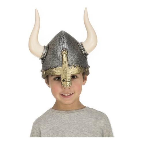 Casque De Viking Avec Cornes Et Couvre-Nez Pour Enfant