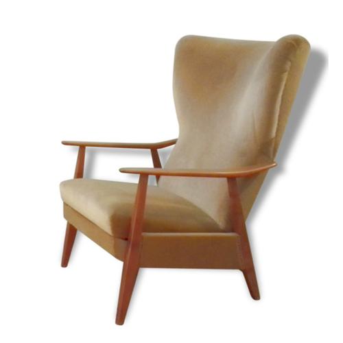 Fauteuil Bergere Scandinave Relax Wingback Chair Annes 50 60 Scandinave Dore