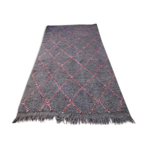 Tapis Beni Ouarain 260x150cm Gris