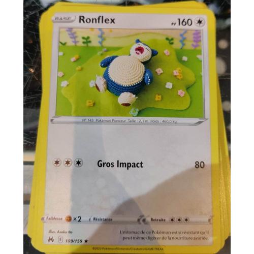 Pokemon Ronflex 109 / 159 Zenith Supreme Rare