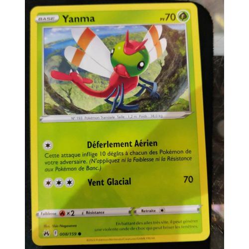 Pokemon Yanma 008 / 159 Zenith Supreme