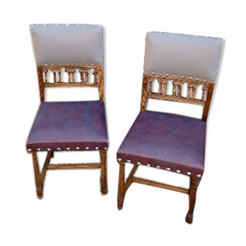 Lot De 2 Chaises Henri Ii Gris