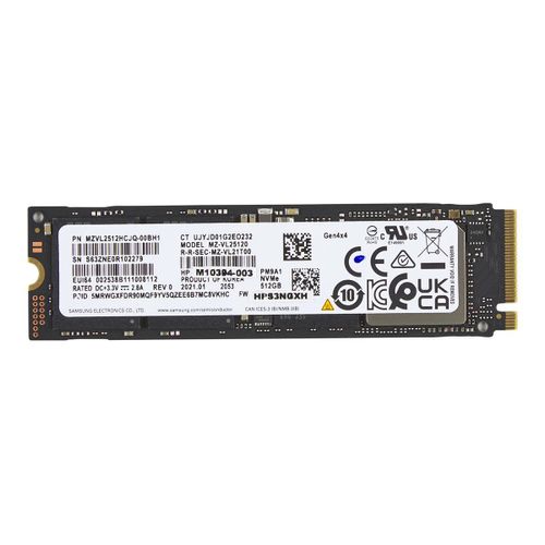 HP - SSD - 512 Go - interne - M.2 2280 - PCIe 4.0 x4 (NVMe)