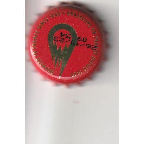 Capsule De Bière Licorne Rouge De Noel -