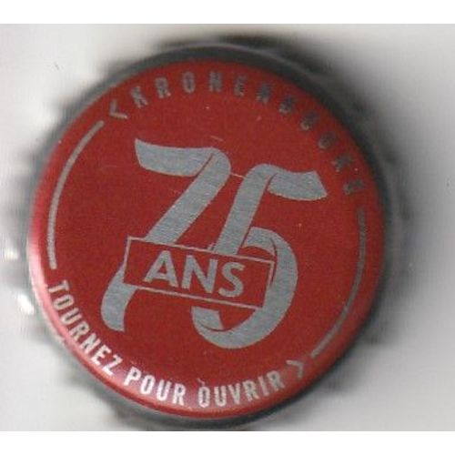 Capsule De Bière Kronenbourg - 75 Ans -
