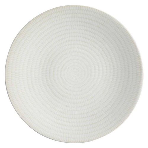 Lot De 6 Assiettes Plates "Rice" 27cm Blanc