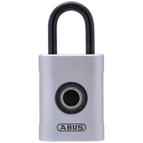 ABUS ABVS62575 Cadenas 45 mm argent serrure à empreinte digitale