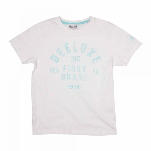 Tee Shirt Logo Vintage Manches Courtes 100% Coton Enfant Deeluxe 74