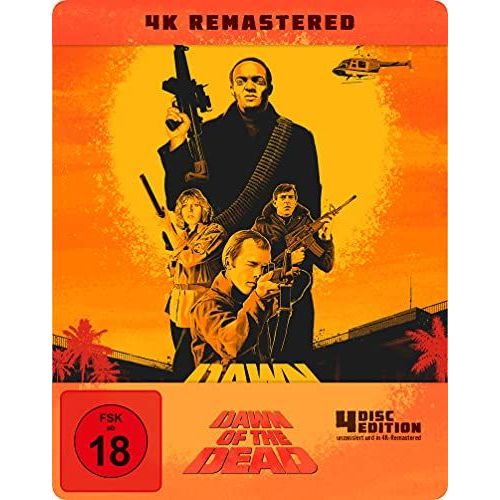 Zombie - Dawn Of The Dead - Steelbook 4k Ultra-Hd 3 Blu-Rays