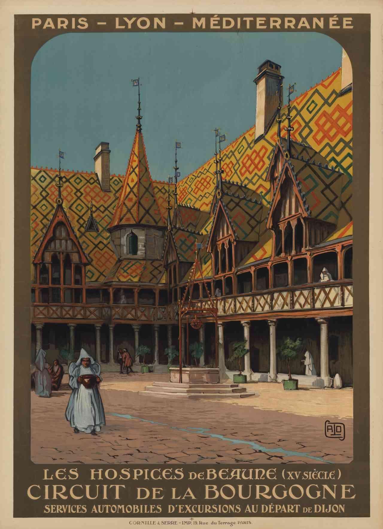 Affiche Hospices De Beaune Bourgogne