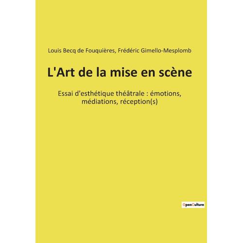 L'art De La Mise En Scène