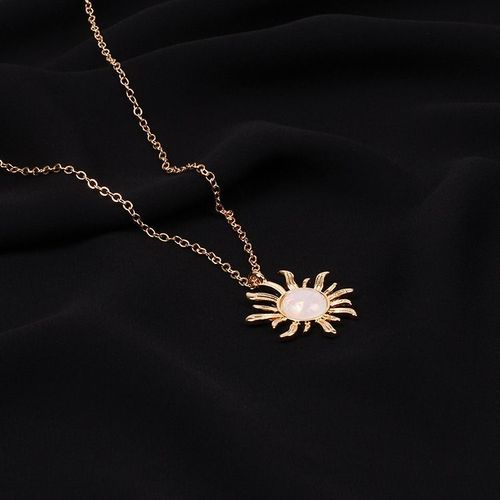 Or Argent Tournesol Opale Collier Femme Clavicule Collier Femme Lfv475