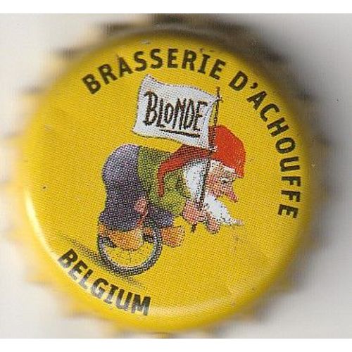 Capsule De Bière - Brasserie D'achouffe - Belgium - Jaune -