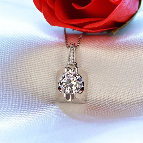 Collier Tridimensionnel En Diamant Pour Femmes Lfv664