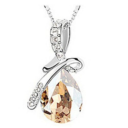 Collier En Cristal De Larme D'ange Pour Femmes Multicolore Lfv679