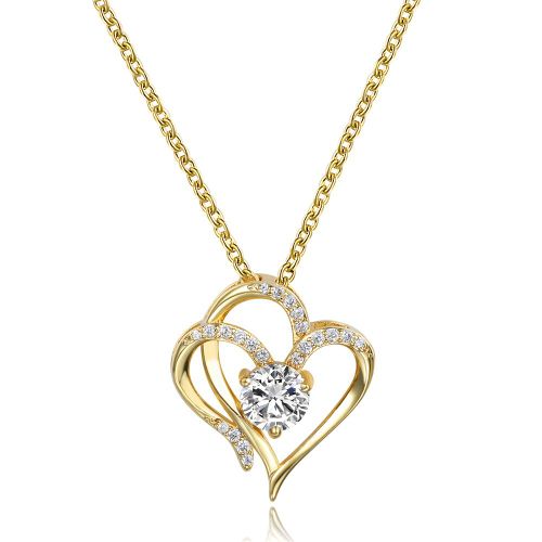 Collier D'amour En Diamant Blanc Pour Femmes Lfv1220