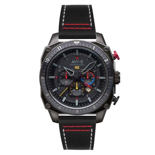 Montre Homme Avi-8 Hawker Hunter Dual Time Chronograph Quartz - Av-4100-04