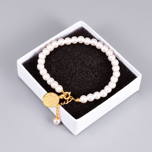 Bracelet À Bracelet Perle À Coquille Ronde Lfv1447