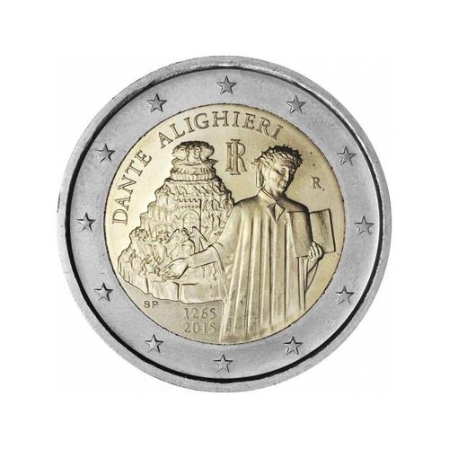 Pièce 2 Euros Commémorative - 2015 - Italie - Dante Alighieri