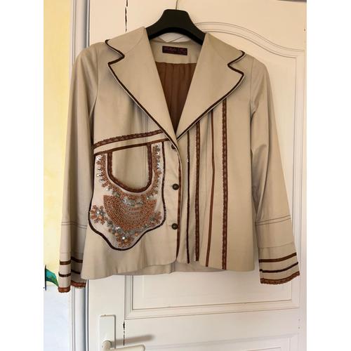 Veste Blazer Beige Multiples