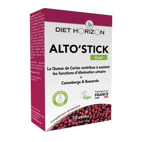 Alto'stick Flash 10 Sticks Diet Horizon Vegan 