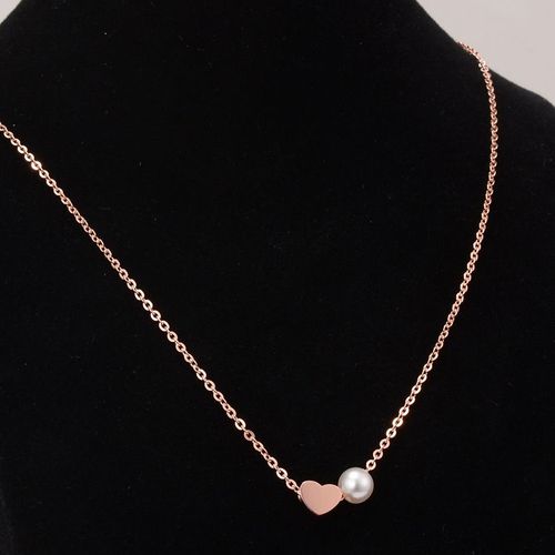 Collier En Or Rose Pour Femmes Lfv2483