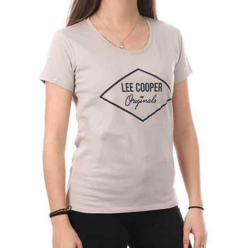 T-Shirt Gris Femme Lee Cooper Ota