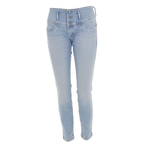 Pantalon Jeans Salsa Mystery Crop Medium Bleu Ciel