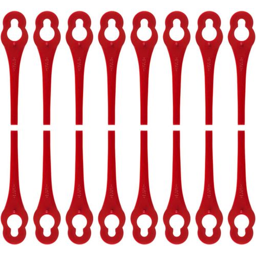 Lot de 100 Lames en Plastique de Rechange pour pour Coupe Bordure Florabest LIDL - Longueur 8,3cm