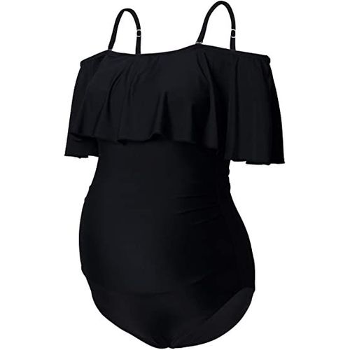 Maillots De Bain De Maternité Pour Femmes - Tankini - Maillots De Bain D'été - Grossesse, Noir,S