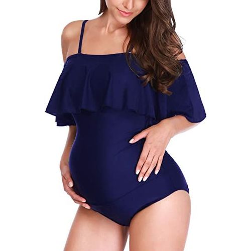 Maillots De Bain De Maternité Pour Femmes - Tankini - Maillots De Bain D'été - Grossesse, Noir,S