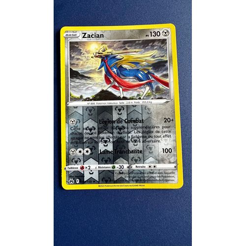 Carte Pokémon 94/159 Zacian - Reverse - Eb13 - Zénith Suprême Fr