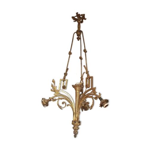 Lustre Art Nouveau Dor Dore