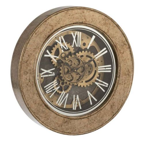 Horloge Murale "Mécanisme Antique" 50cm Naturel