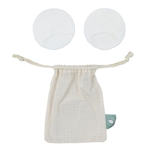 Lot de 2 Disques Démaquillant "Lavable" 15cm Naturel