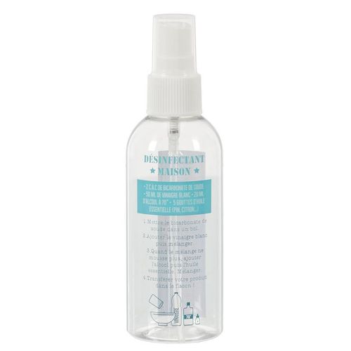 Flacon Vaporisateur "Désinfectant" 100ml Transparent