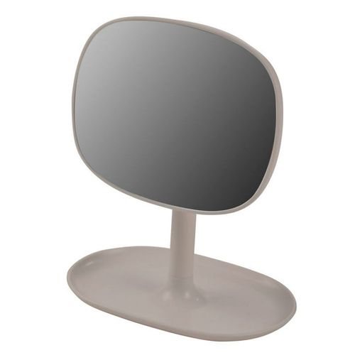 Miroir & Plateau à Bijoux "Vitamine II" 19cm Taupe