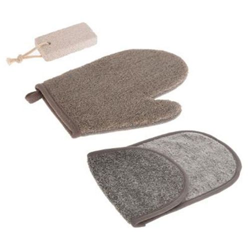 Lot de 3 Accessoires "Spa" 38cm Gris
