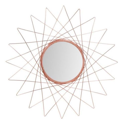 Paris Prix - Miroir Mural Déco "soprano" 79cm Cuivre