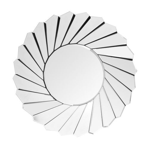 Paris Prix - Miroir Mural Design "zeus" 80cm Argent