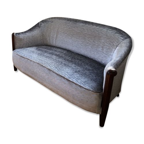 Canap Art Deco Gris