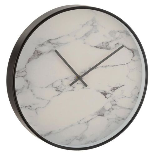 Horloge Murale Design "Marbre" 40cm Noir